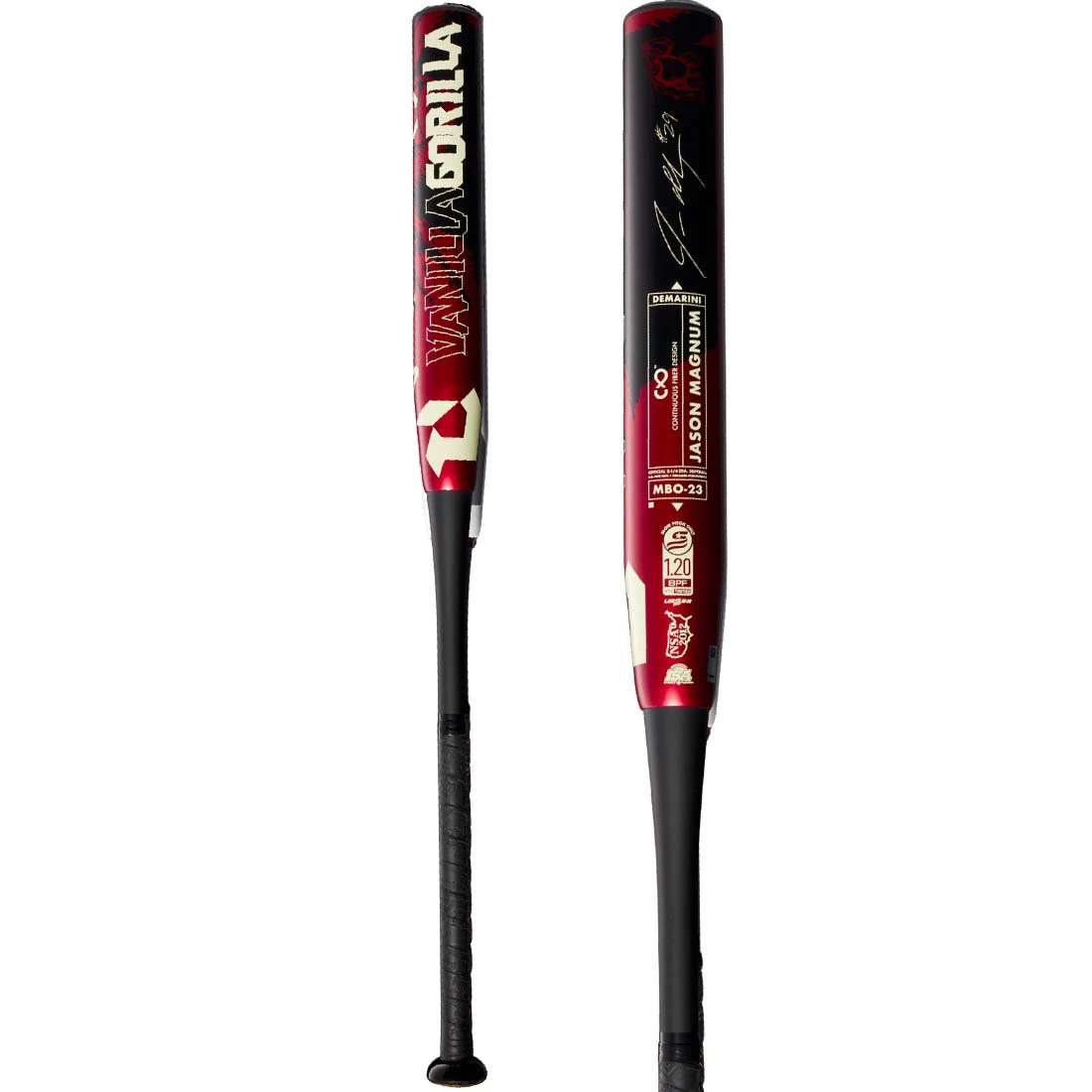 2023 DeMarini Jason Magnum V2 12" USSSA Slowpitch Softball Bat: WBD2413010