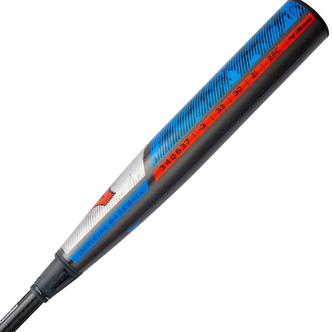 2023 Mizuno B23-PWR CRBN (-3) BBCOR Baseball Bat: 340637 - Image 3