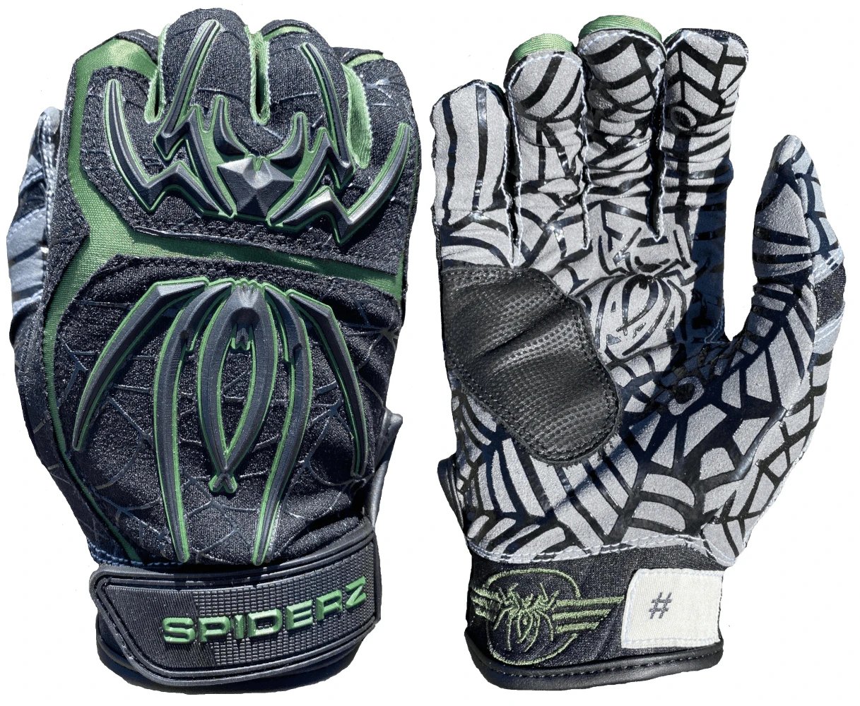 2020 Spiderz HYBRID Limited Edition Batting Gloves: "40 MIKE MIKE"