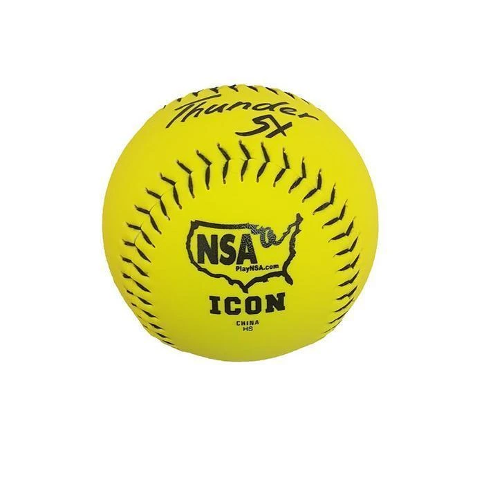 Dudley Thunder SY HYCON ICON NSA 12" Synthetic Slowpitch Softballs (DOZEN): 4E824Y - Image 2