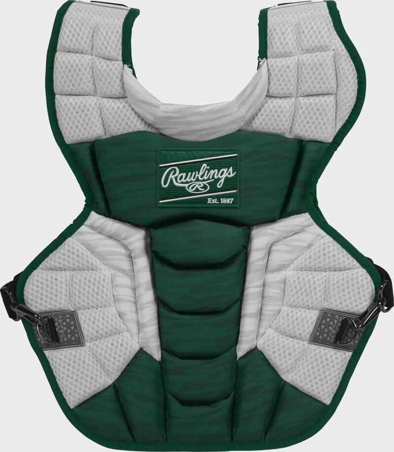 Rawlings Youth Dark Green/White VELO 2.0 Catcher's Gear Box Set: CSV2Y-DG / W - Image 3