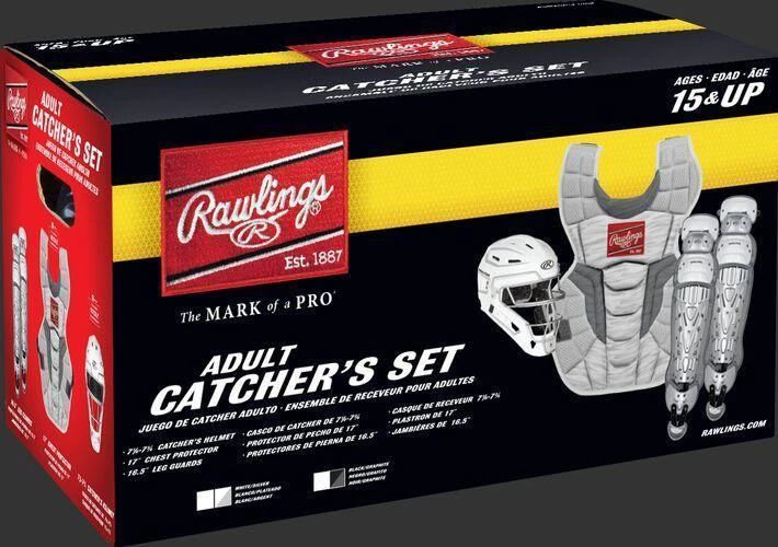 Rawlings Youth Black/Graphite VELO 2.0 Catcher's Gear Box Set: CSV2Y-B/GPH - Image 5