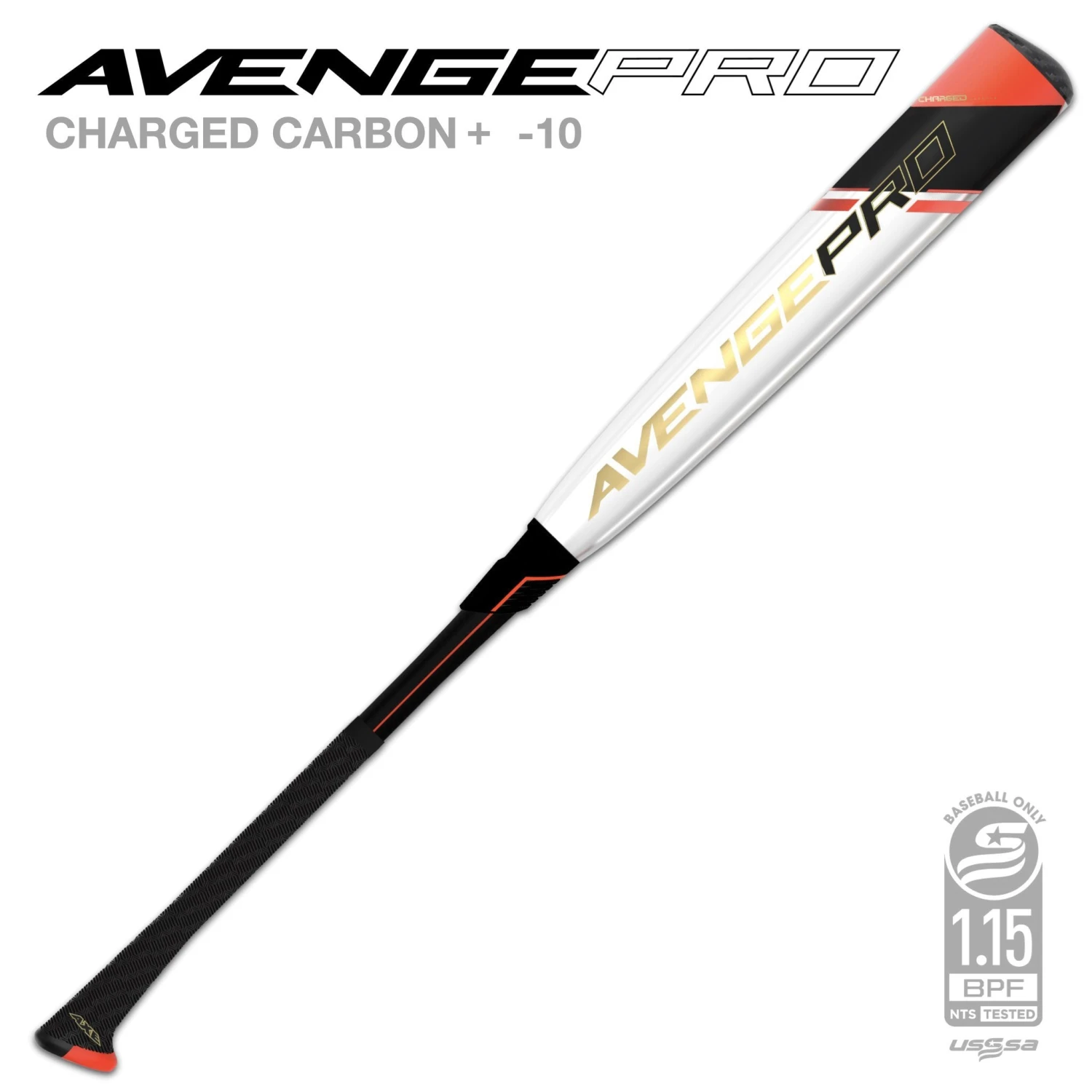 2021 AXE Avenge PRO USSSA NTS (-10) 2 3/4" Baseball Bat: L148J - Image 2