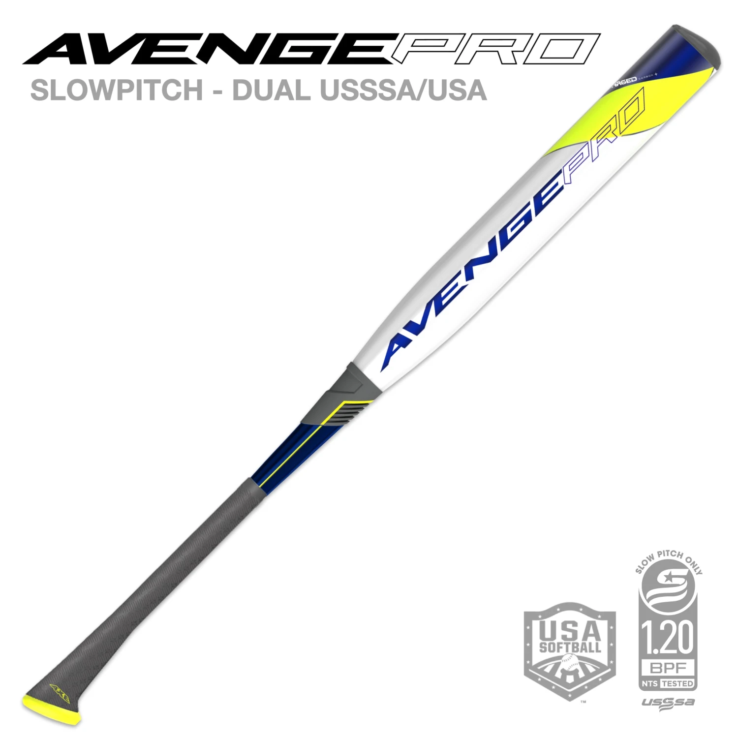2022 Axe Avenge Pro Dual Stamp 240 Slowpitch Softball Bat: L193J - Image 3