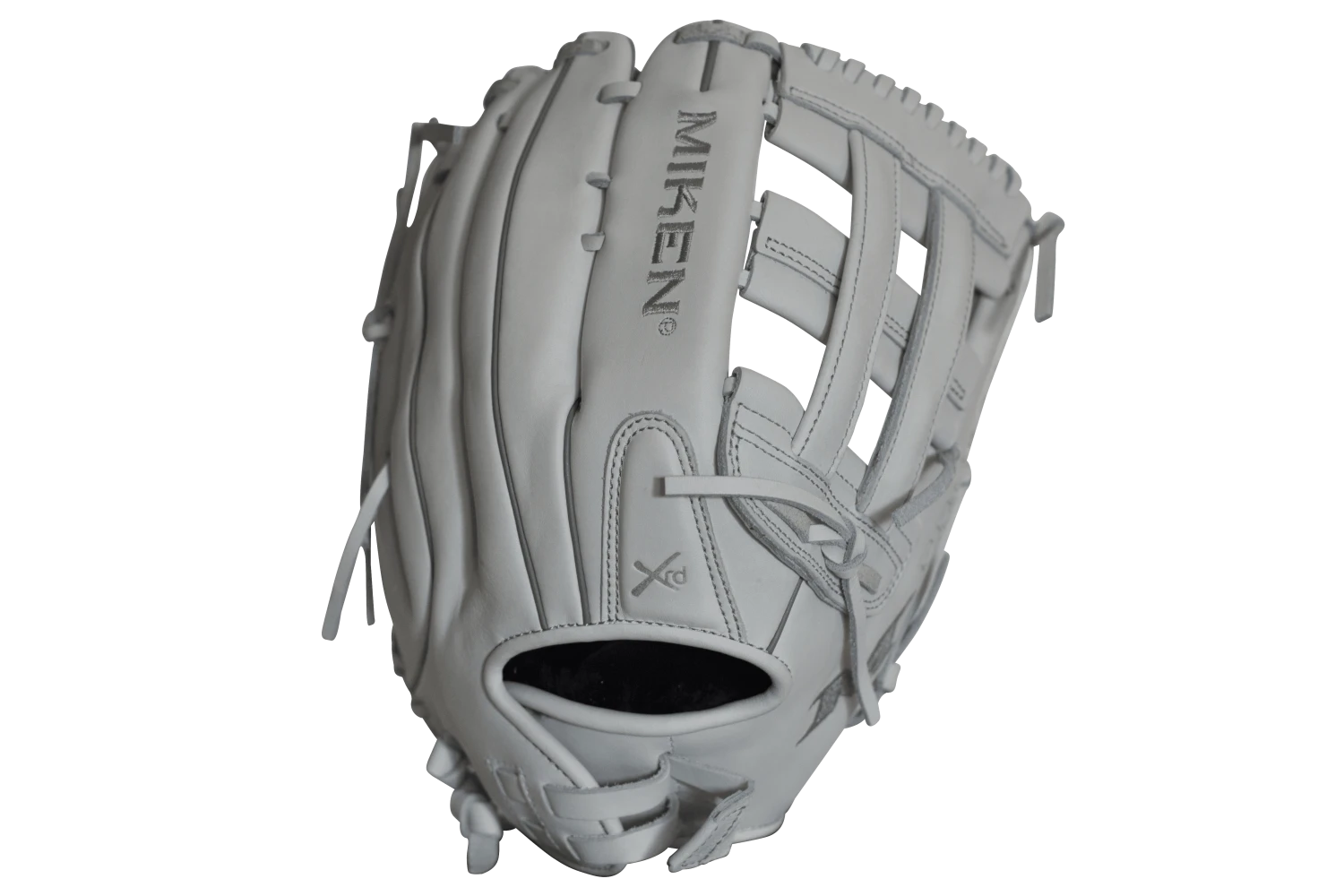 Miken Pro Series 13" Slow Pitch Fielding Glove - White/White: PRO130WW