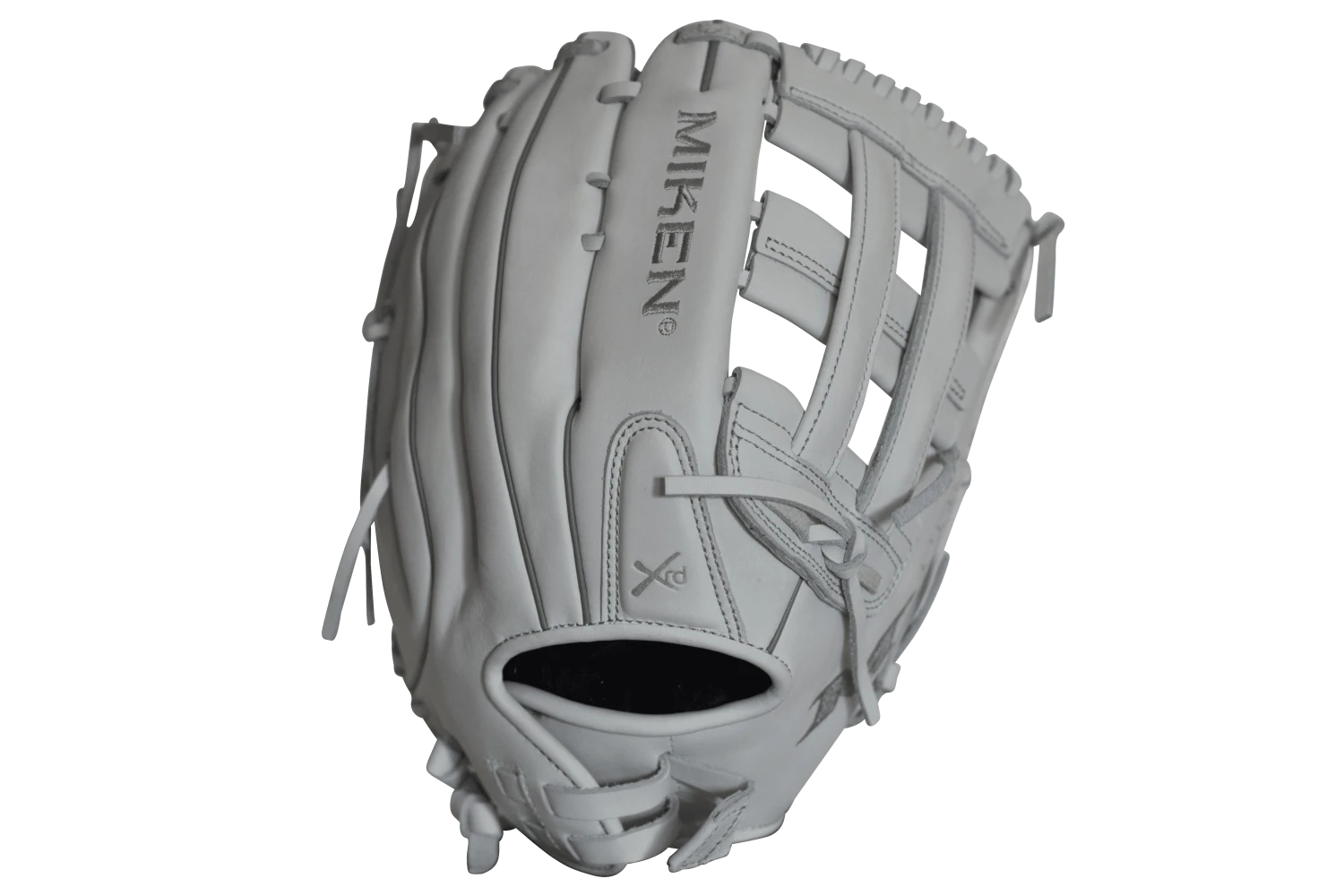 Miken Pro Series 15" Slow Pitch Fielding Glove - White/White: PRO150WW