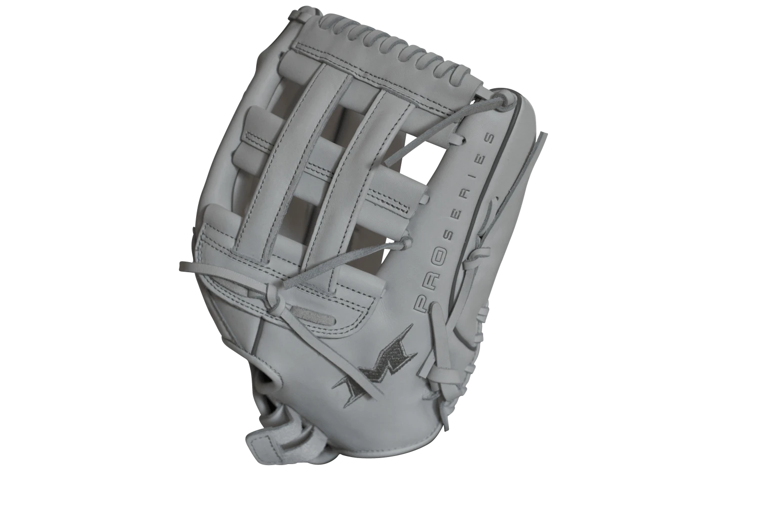 Miken Pro Series 13" Slow Pitch Fielding Glove - White/White: PRO130WW - Image 2