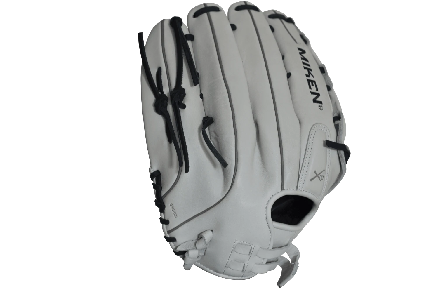 Miken Pro Series 14" Slow Pitch Fielding Glove - White/Navy: PRO140WN - Image 2
