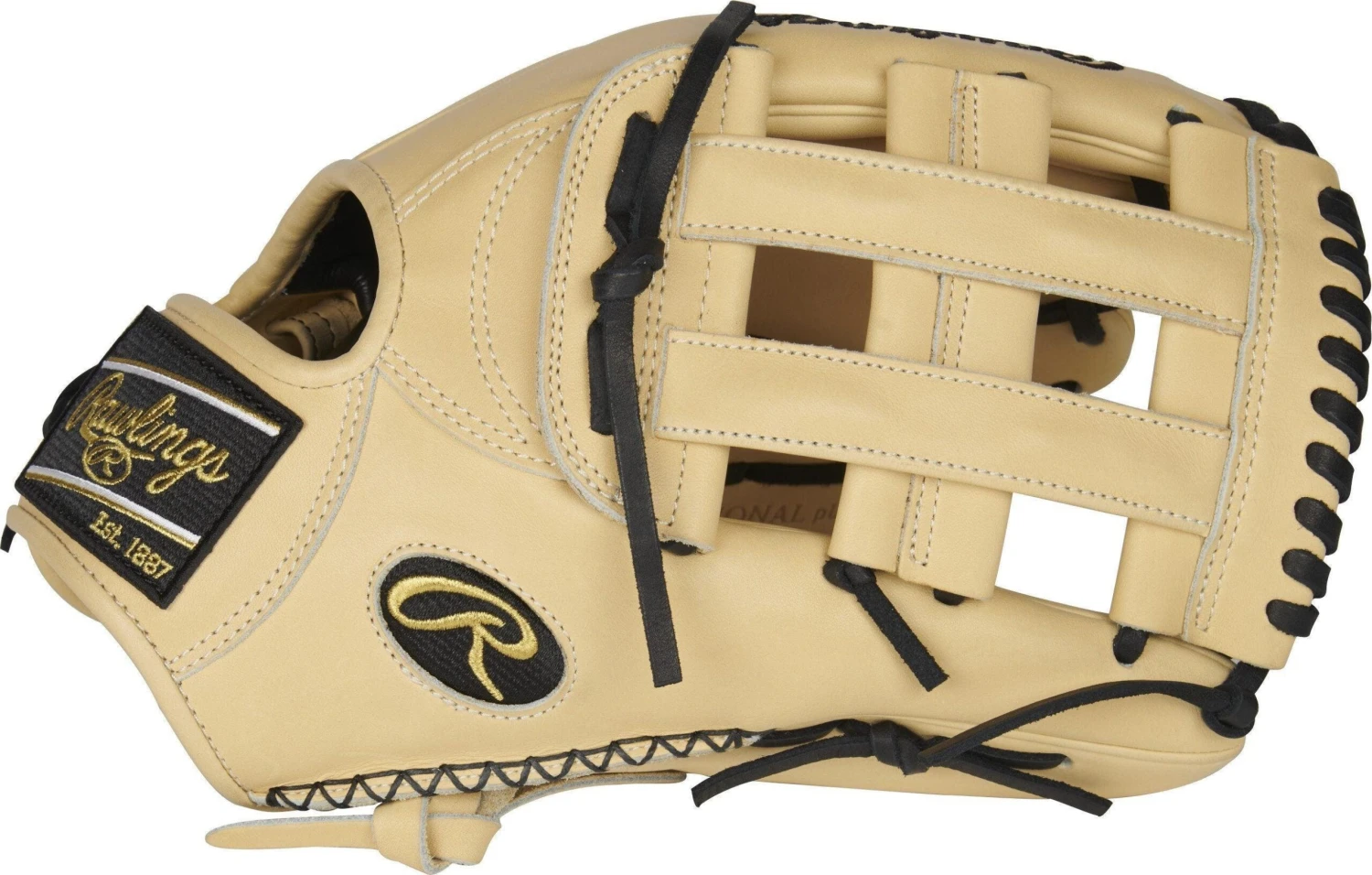 Rawlings Pro Preferred 12.75" Outfield Baseball Glove: PROS3039-6CSS - Image 3