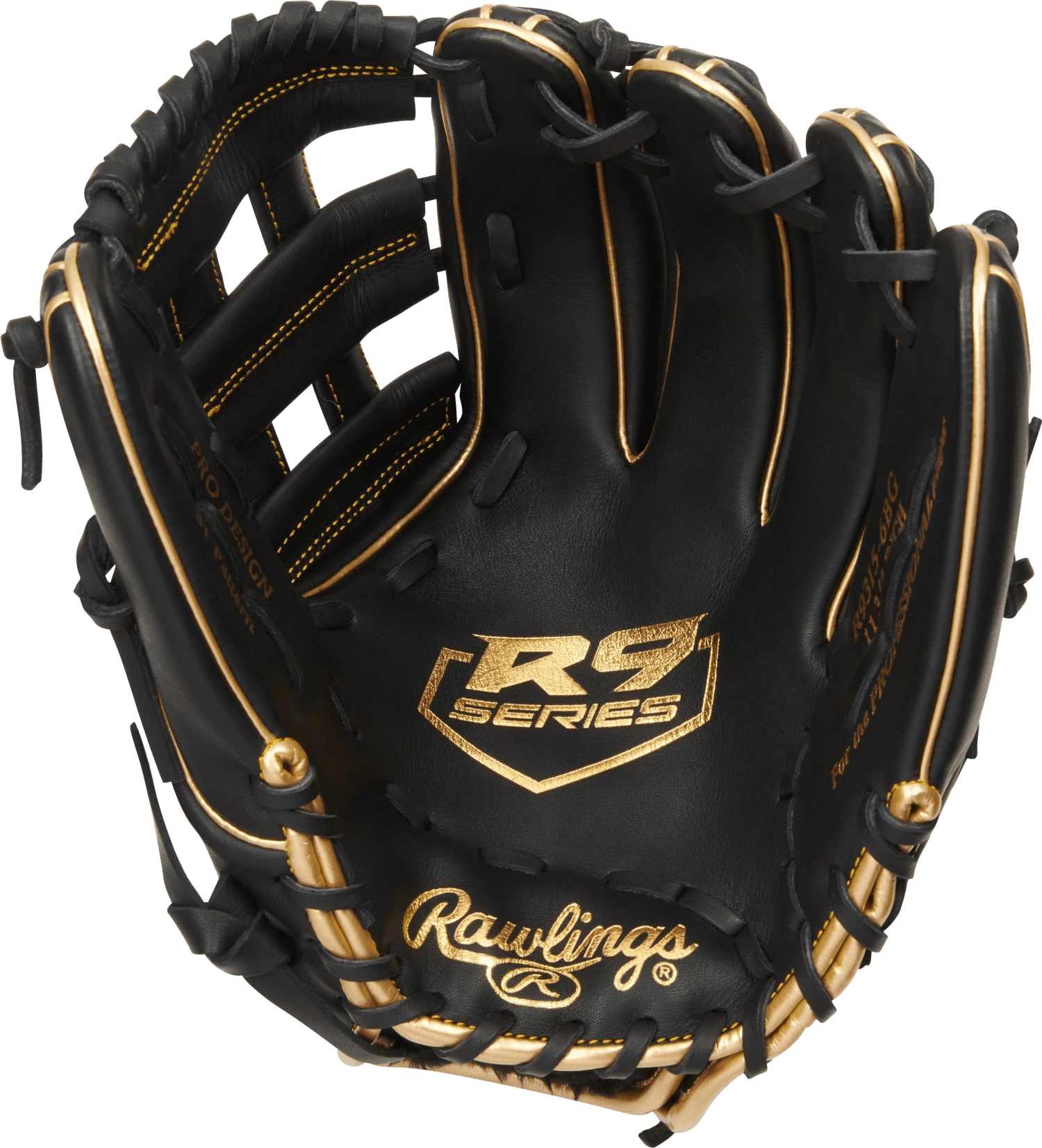 Rawlings R9 11.75" Infield Baseball Glove: R9315-6BG - Image 2