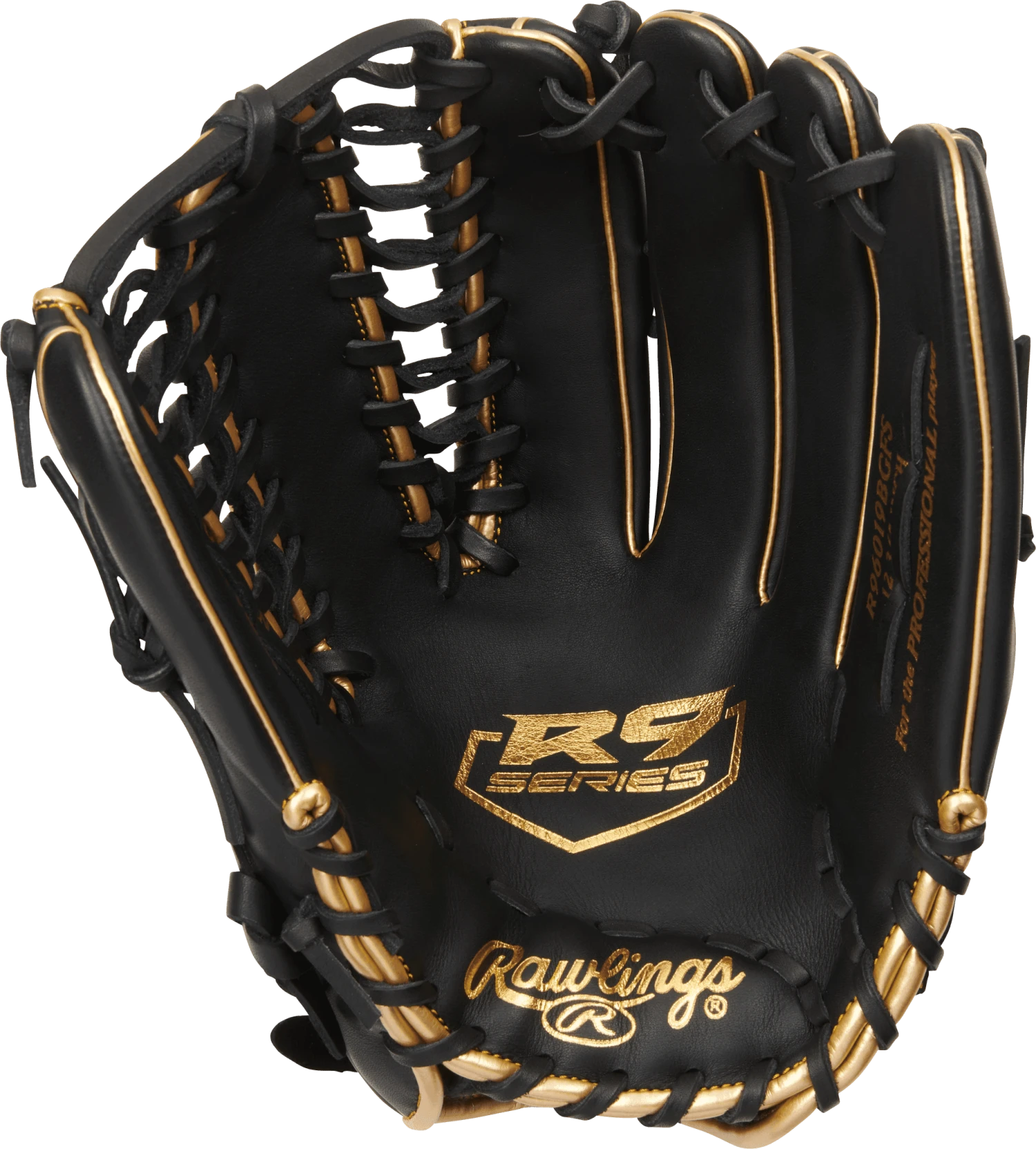 Rawlings R9 12.75" Outfield Baseball Glove: R96019BGFS - Image 2