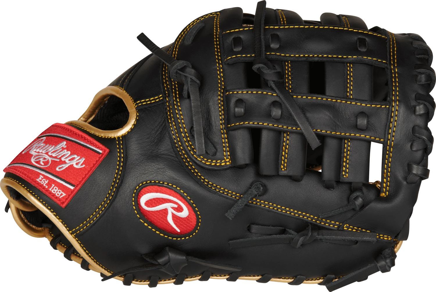 Rawlings R9 12.5" Baseball First Base Mitt: R9FM18BG - Image 3
