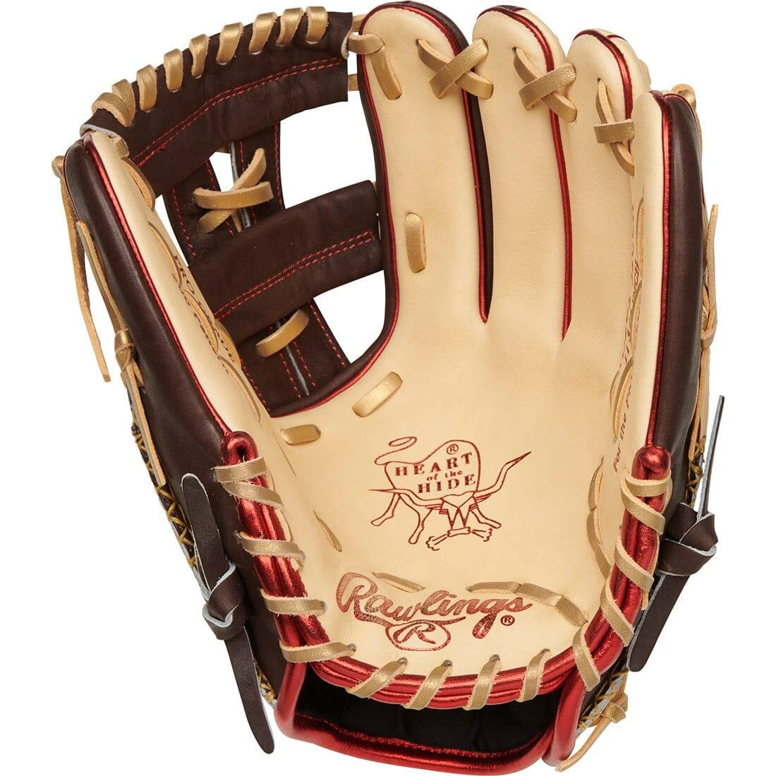 2023 Rawlings Heart Of The Hide ColorSync 7.0 11.75" Infield Baseball Glove: RPRO205-32CCH - Image 2