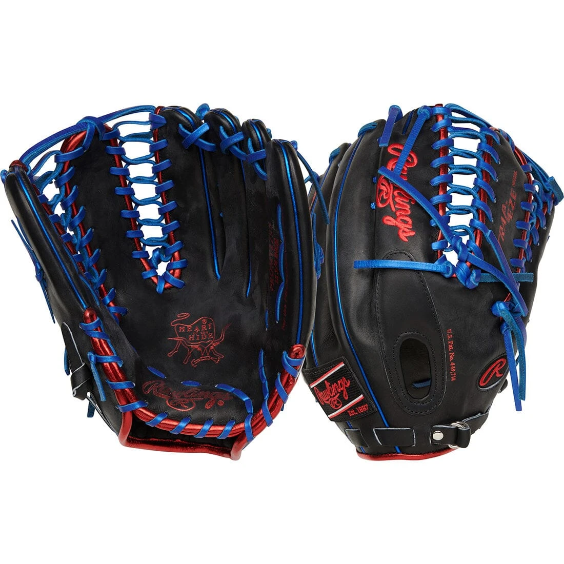 2023 Rawlings Heart Of The Hide ColorSync 7.0 12.75" Outfield Baseball Glove: RPROMT27BR - Image 3