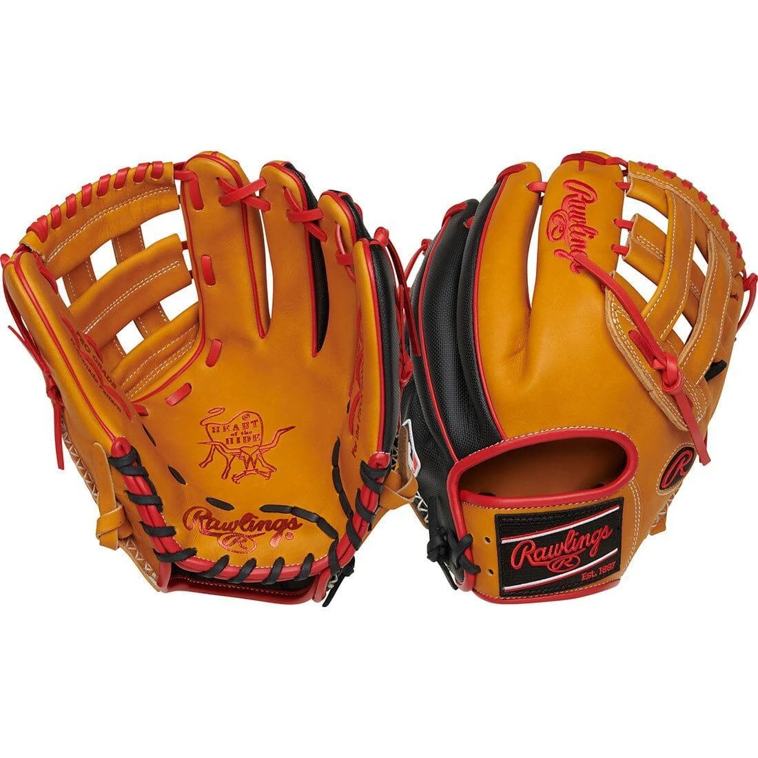 2023 Rawlings Heart Of The Hide ColorSync 7.0 12" Infield Baseball Glove: RPRONA28TSS - Image 3