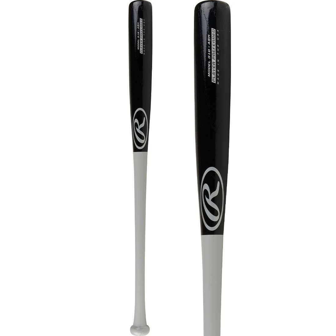 Rawlings Player Preferred 318 Ash Wood Baseball Bat: 318RAW
