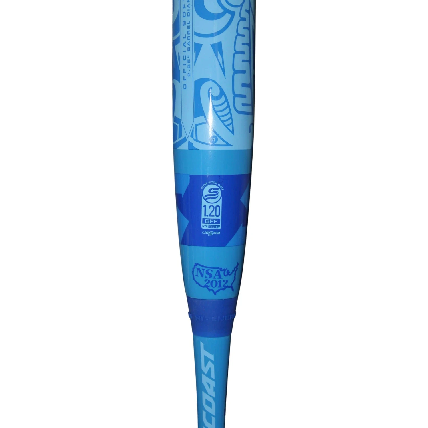 Suncoast Ruckus Max 12" Balanced USSSA Slowpitch Softball Bat: SR12MUSB - Image 3