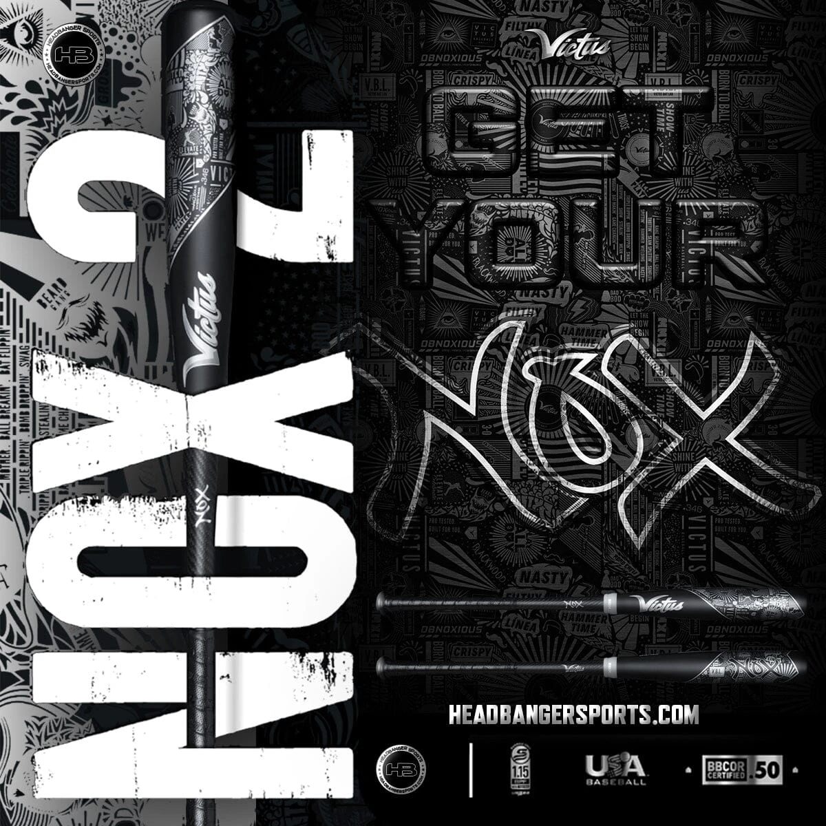 Victus NOX 2 (-11) USA Baseball Bat: VSBN2USA11 - Image 4